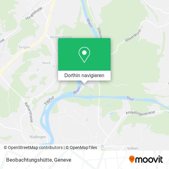 Beobachtungshütte Karte