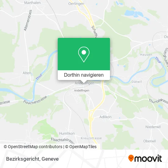 Bezirksgericht Karte