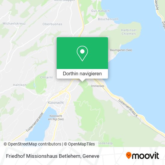 Friedhof Missionshaus Betlehem Karte