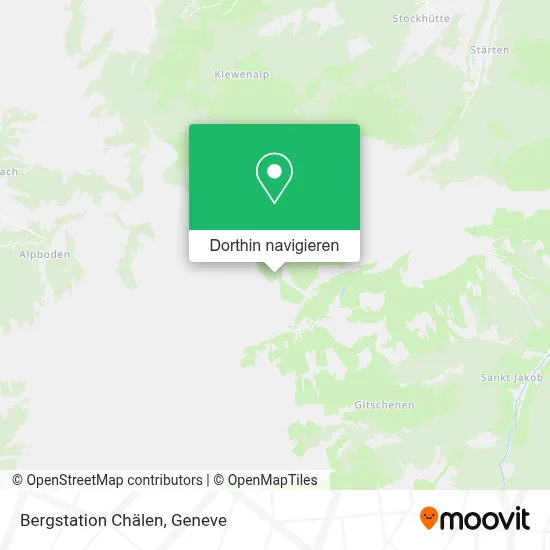 Bergstation Chälen Karte