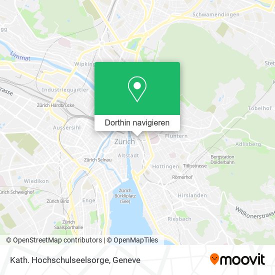 Kath. Hochschulseelsorge Karte