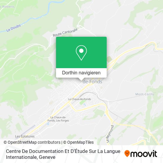 Centre De Documentation Et D'Étude Sur La Langue Internationale Karte