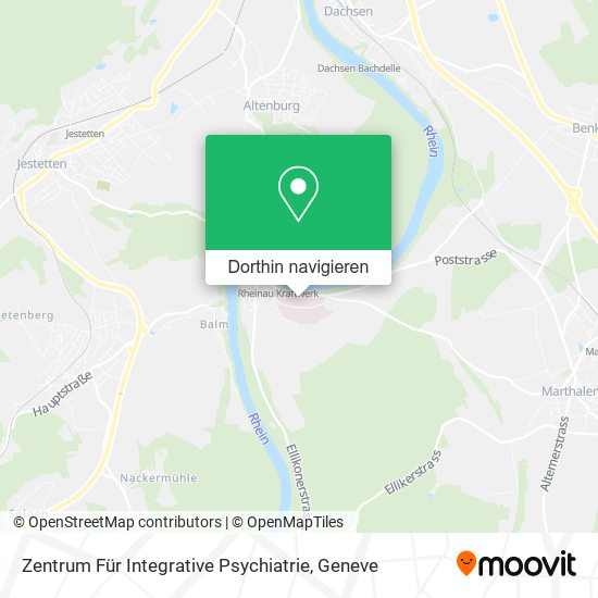 Zentrum Für Integrative Psychiatrie Karte