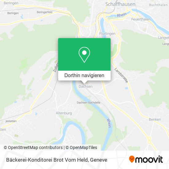 Bäckerei-Konditorei Brot Vom Held Karte
