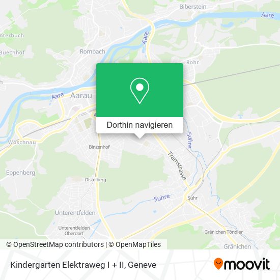 Kindergarten Elektraweg I + II Karte