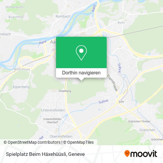 Spielplatz Beim Häxehüüsli Karte