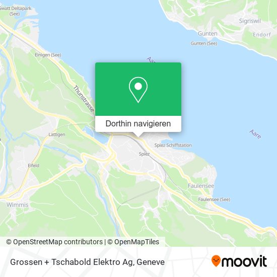 Grossen + Tschabold Elektro Ag Karte