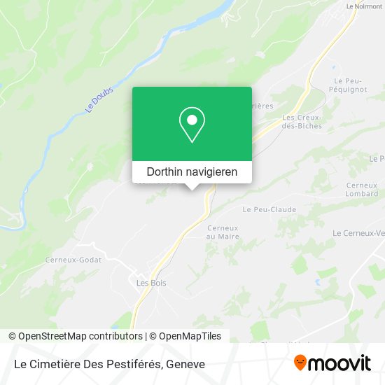 Le Cimetière Des Pestiférés Karte
