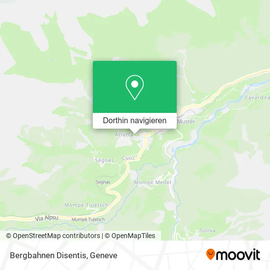 Bergbahnen Disentis Karte