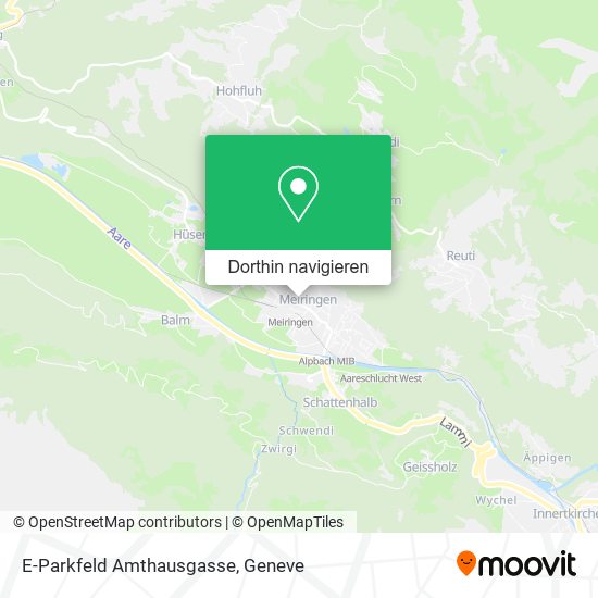 E-Parkfeld Amthausgasse Karte