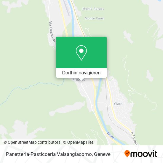 Panetteria-Pasticceria Valsangiacomo Karte