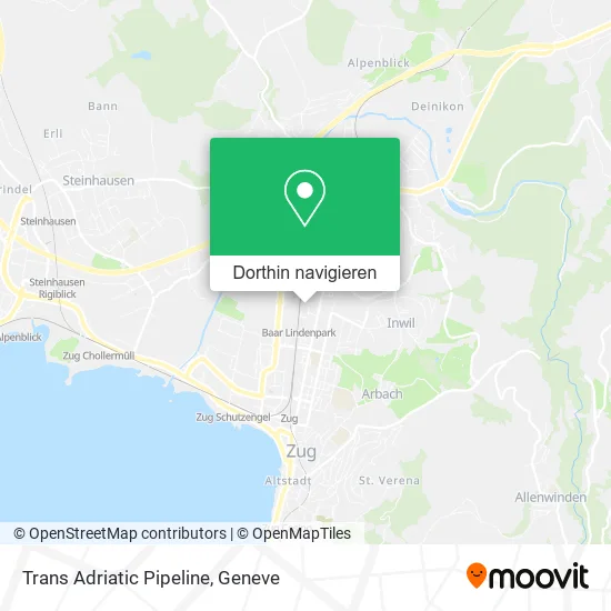 Trans Adriatic Pipeline Karte