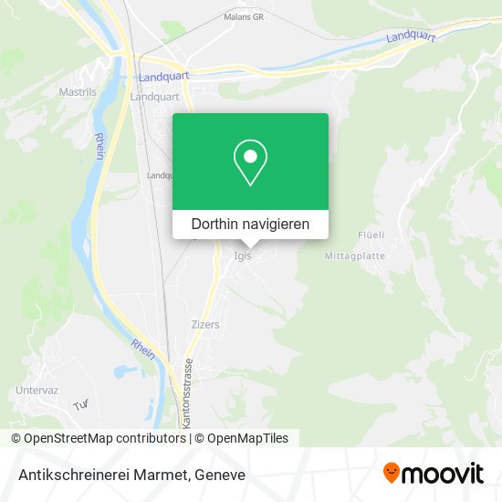 Antikschreinerei Marmet Karte