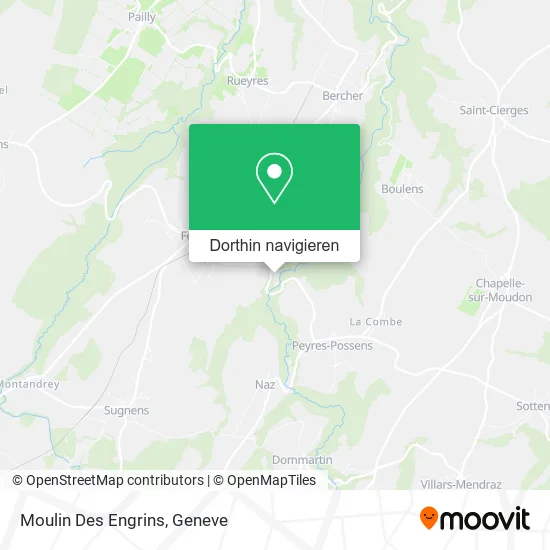 Moulin Des Engrins Karte