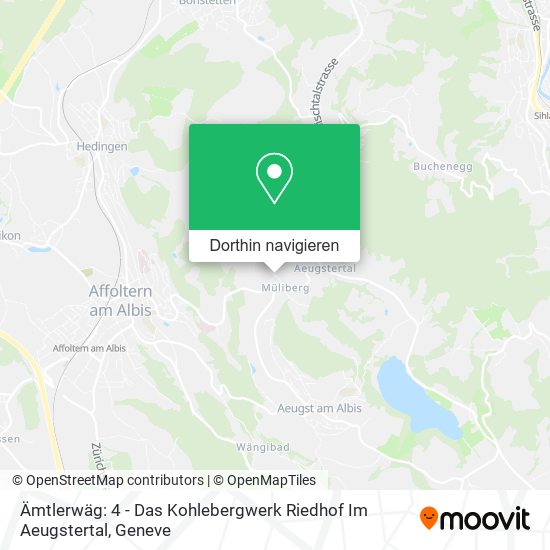 Ämtlerwäg: 4 - Das Kohlebergwerk Riedhof Im Aeugstertal Karte