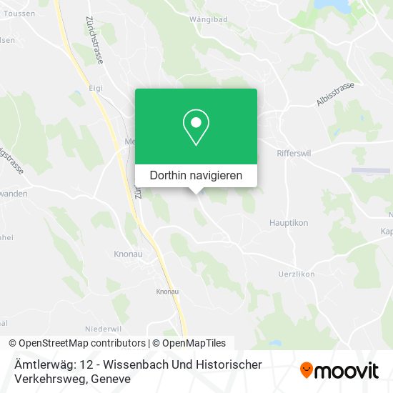 Ämtlerwäg: 12 - Wissenbach Und Historischer Verkehrsweg Karte