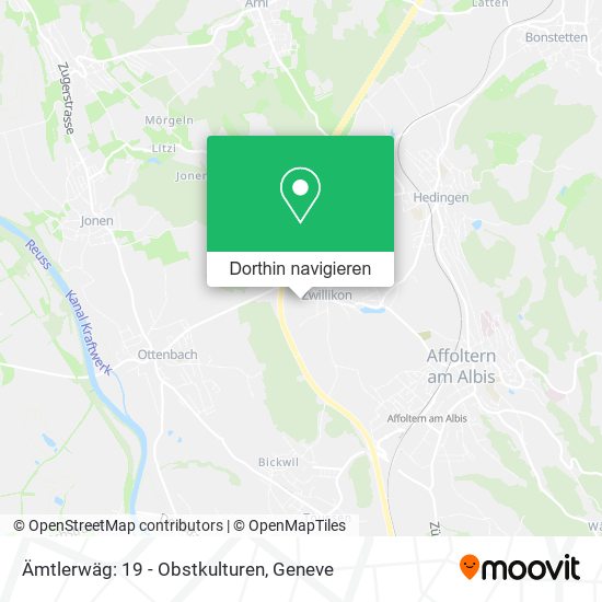 Ämtlerwäg: 19 - Obstkulturen Karte