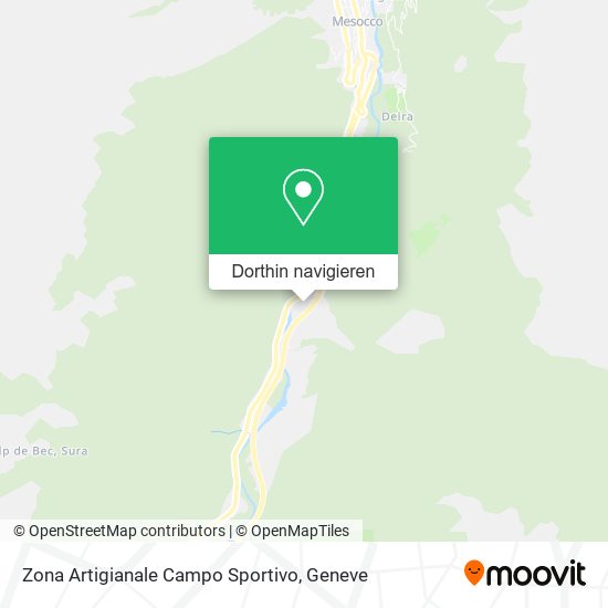 Zona Artigianale Campo Sportivo Karte