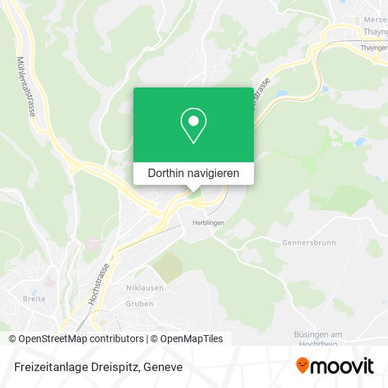 Freizeitanlage Dreispitz Karte
