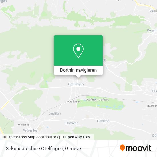 Sekundarschule Otelfingen Karte