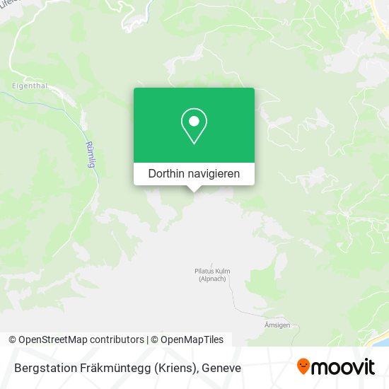Bergstation Fräkmüntegg (Kriens) Karte