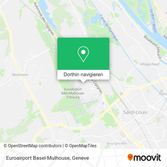 Euroairport Basel-Mulhouse Karte