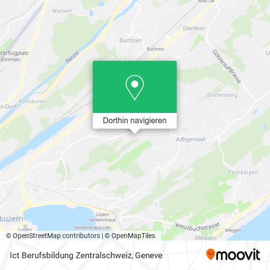 Ict Berufsbildung Zentralschweiz Karte