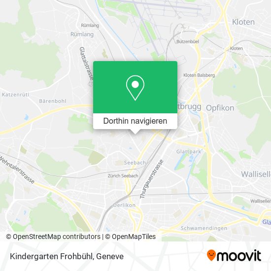 Kindergarten Frohbühl Karte