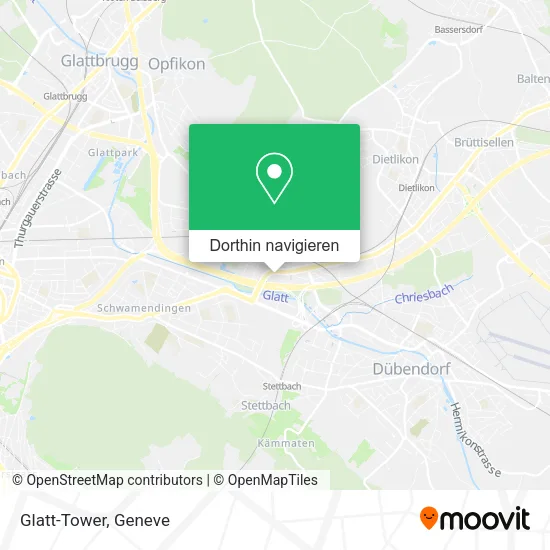 Glatt-Tower Karte