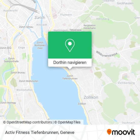 Activ Fitness Tiefenbrunnen Karte