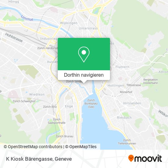 K Kiosk Bärengasse Karte