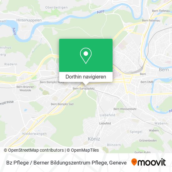Bz Pflege / Berner Bildungszentrum Pflege Karte