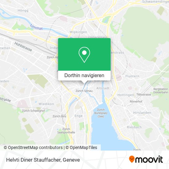 Helvti Diner Stauffacher Karte
