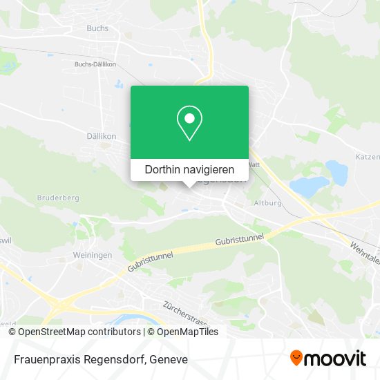 Frauenpraxis Regensdorf Karte