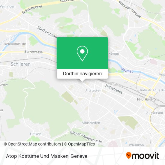 Atop Kostüme Und Masken Karte