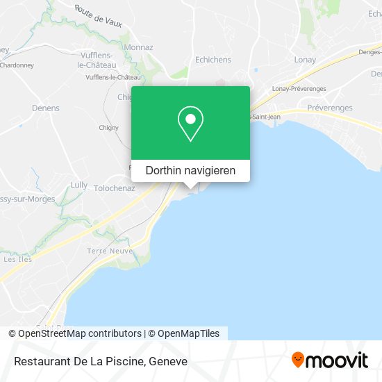 Restaurant De La Piscine Karte