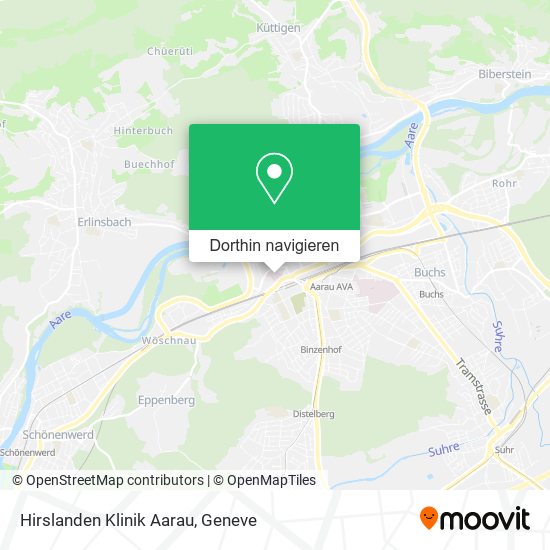 Hirslanden Klinik Aarau Karte