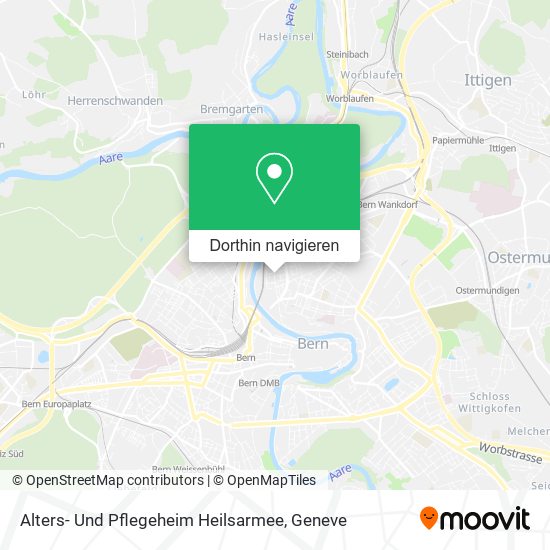 Alters- Und Pflegeheim Heilsarmee Karte