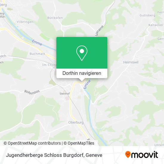 Jugendherberge Schloss Burgdorf Karte