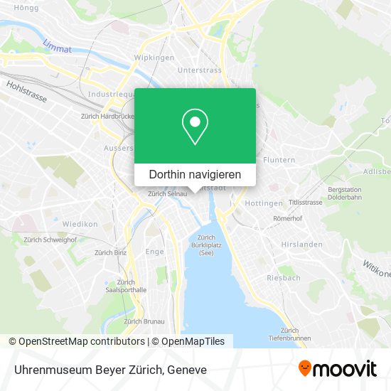 Uhrenmuseum Beyer Zürich Karte