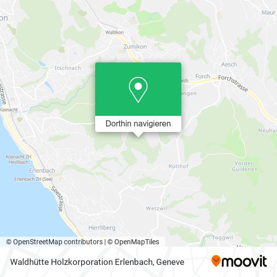 Waldhütte Holzkorporation Erlenbach Karte
