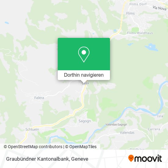 Graubündner Kantonalbank Karte