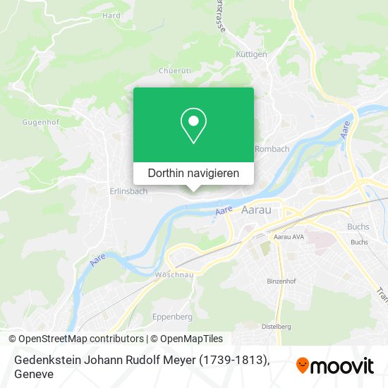 Gedenkstein Johann Rudolf Meyer (1739-1813) Karte