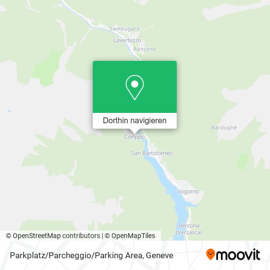Parkplatz / Parcheggio / Parking Area Karte