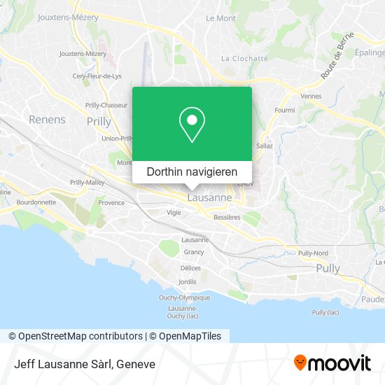 Jeff Lausanne Sàrl Karte