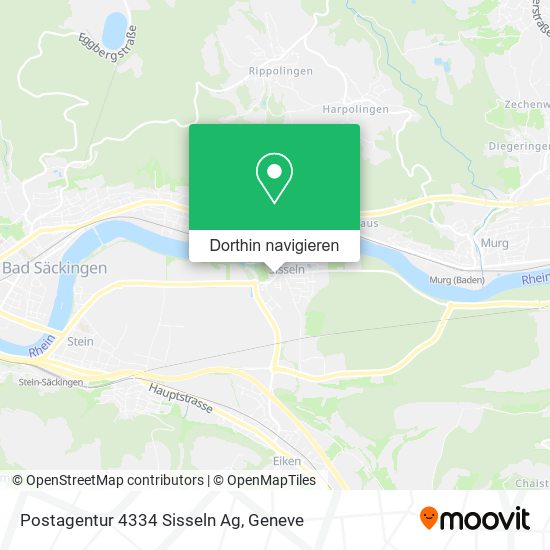 Postagentur 4334 Sisseln Ag Karte