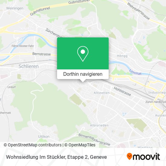 Wohnsiedlung Im Stückler, Etappe 2 Karte