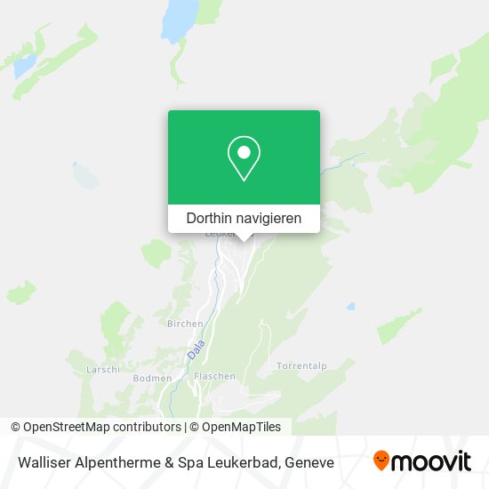 Walliser Alpentherme & Spa Leukerbad Karte