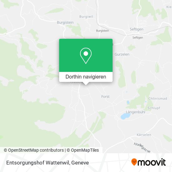 Entsorgungshof Wattenwil Karte