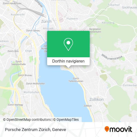 Porsche Zentrum Zürich Karte
